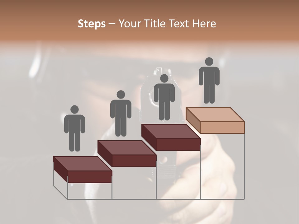 Police Bulls Eye Military PowerPoint Template