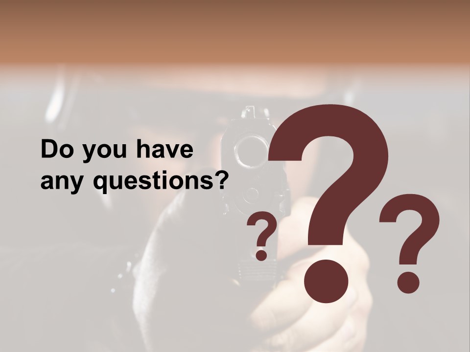 Police Bulls Eye Military PowerPoint Template