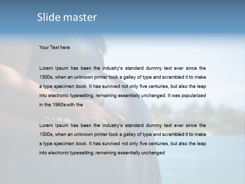 Holding Hands Hands Newborn PowerPoint Template