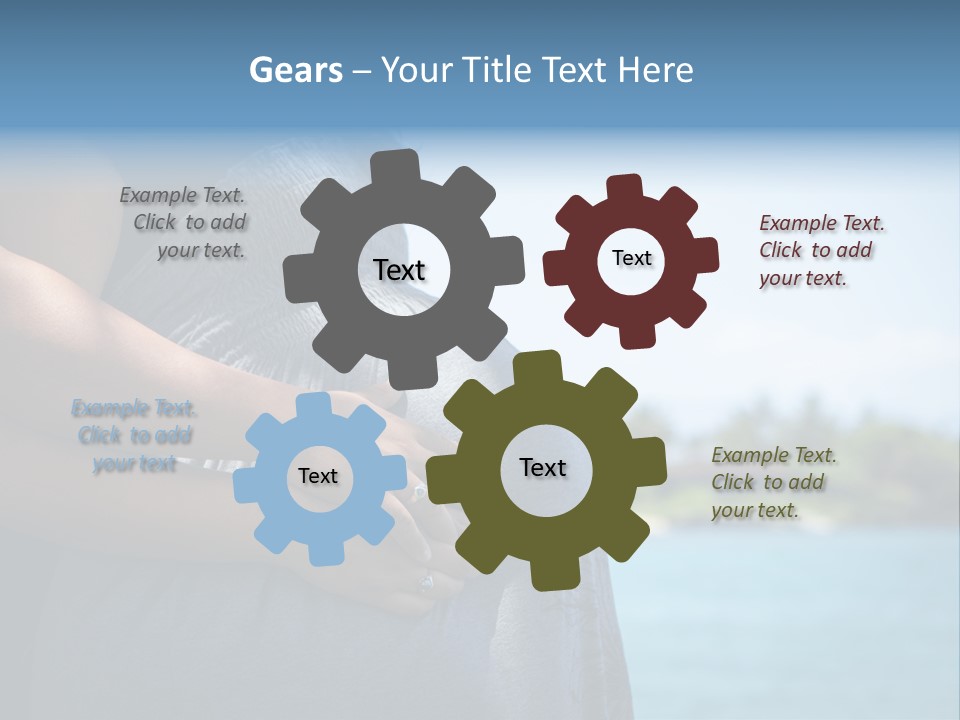 Holding Hands Hands Newborn PowerPoint Template