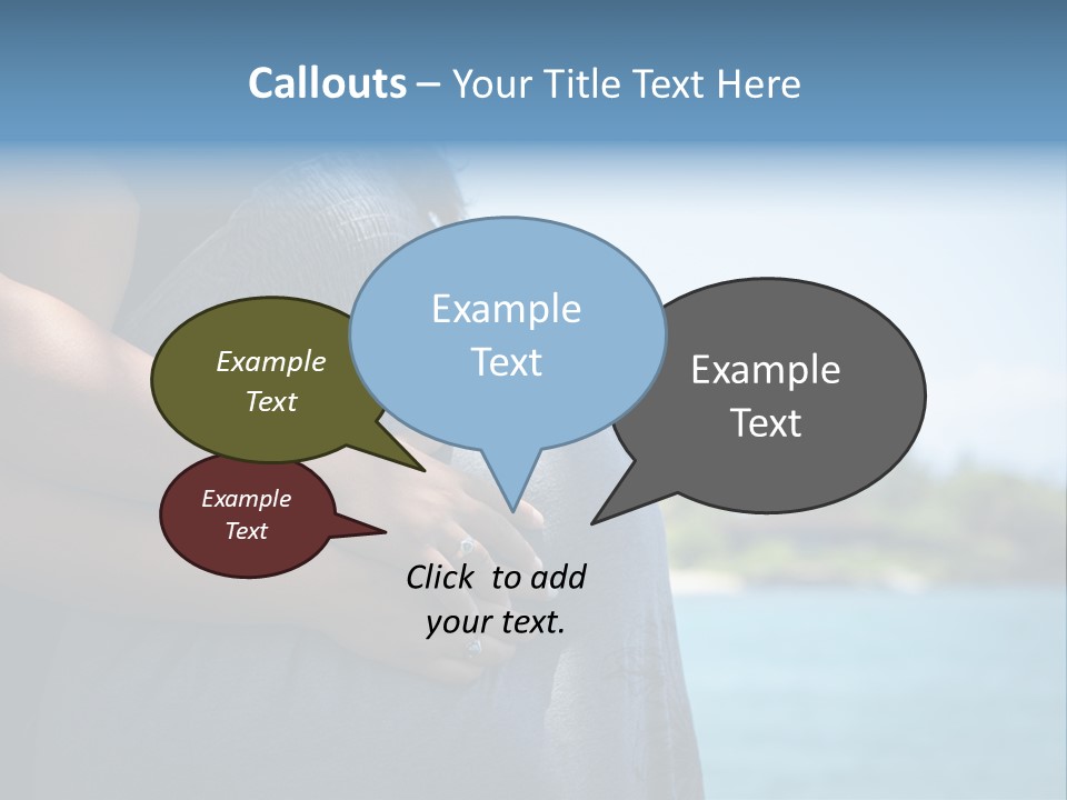 Holding Hands Hands Newborn PowerPoint Template