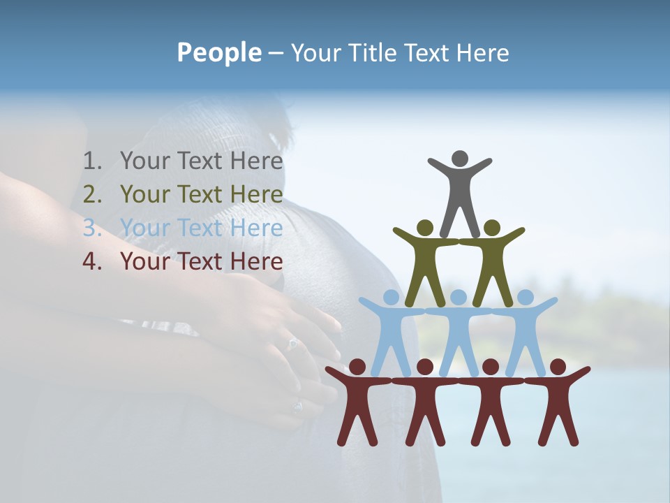 Holding Hands Hands Newborn PowerPoint Template