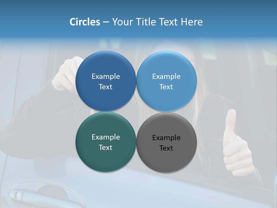 Automobile Cheerful Laugh PowerPoint Template