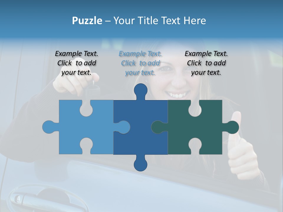 Automobile Cheerful Laugh PowerPoint Template