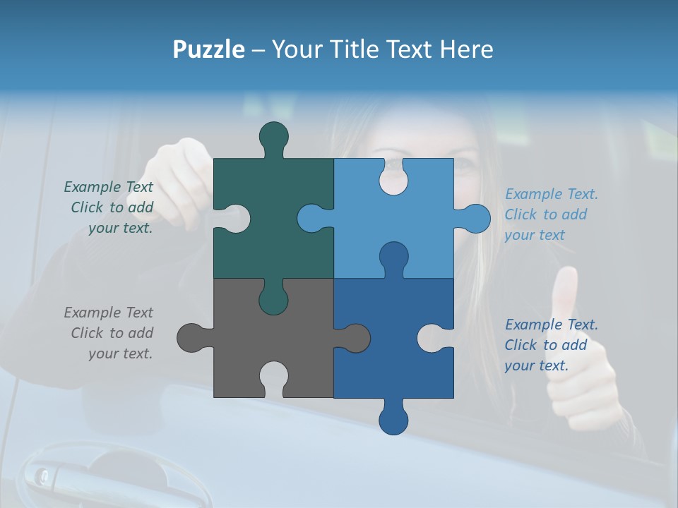 Automobile Cheerful Laugh PowerPoint Template