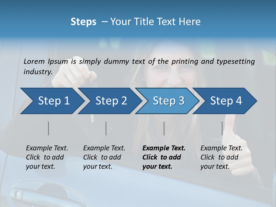 Automobile Cheerful Laugh PowerPoint Template