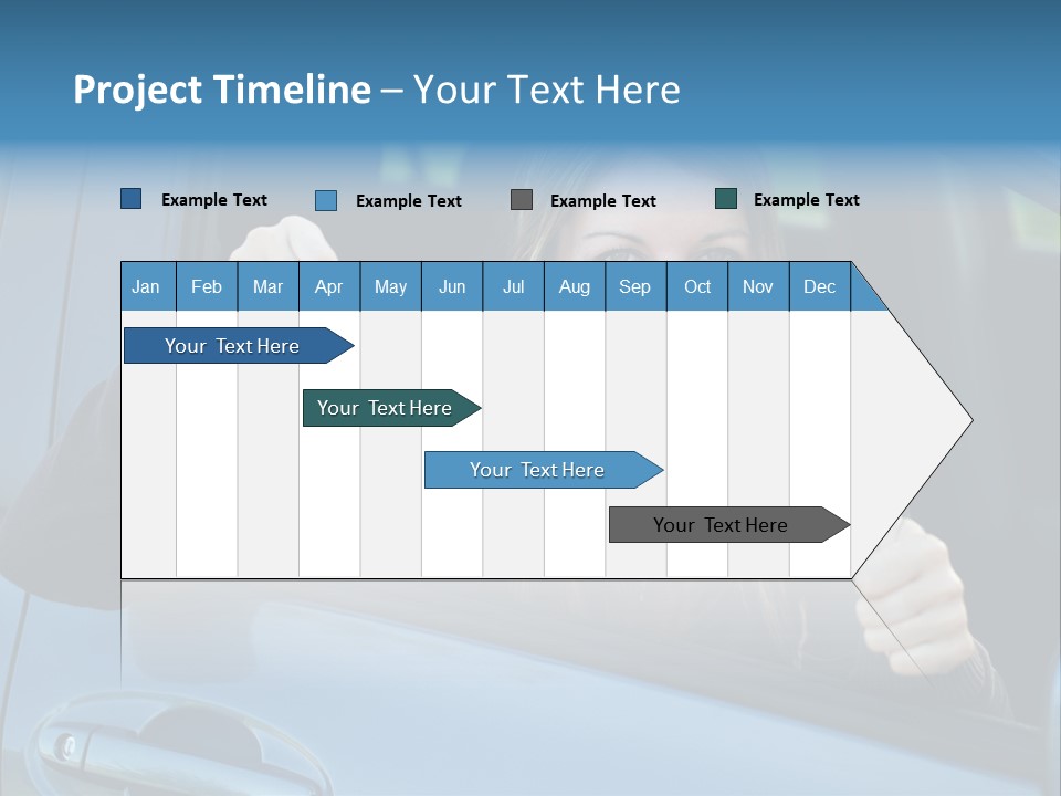 Automobile Cheerful Laugh PowerPoint Template