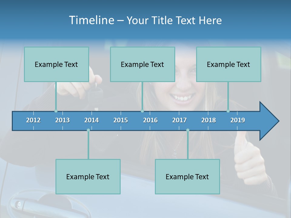 Automobile Cheerful Laugh PowerPoint Template