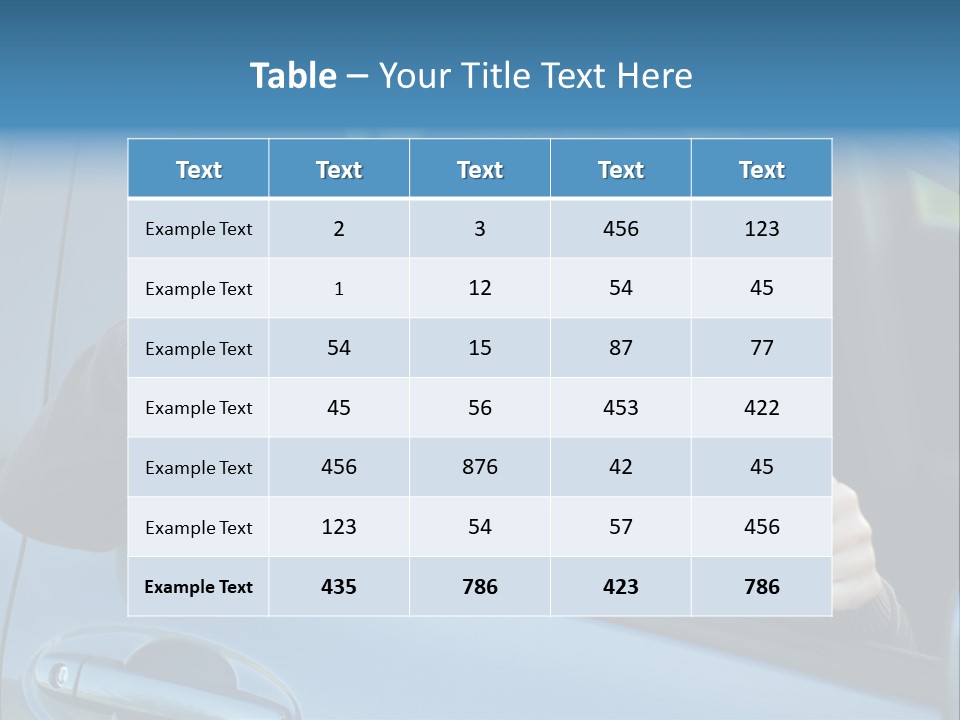 Automobile Cheerful Laugh PowerPoint Template