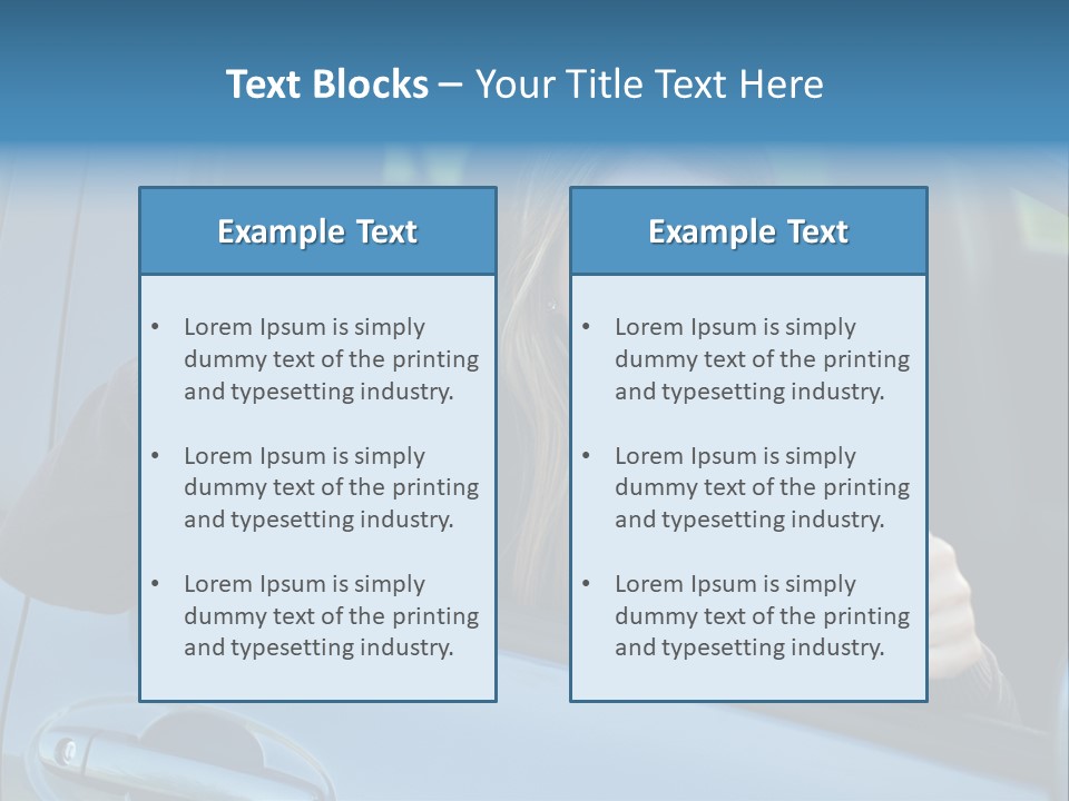 Automobile Cheerful Laugh PowerPoint Template