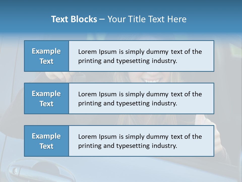 Automobile Cheerful Laugh PowerPoint Template