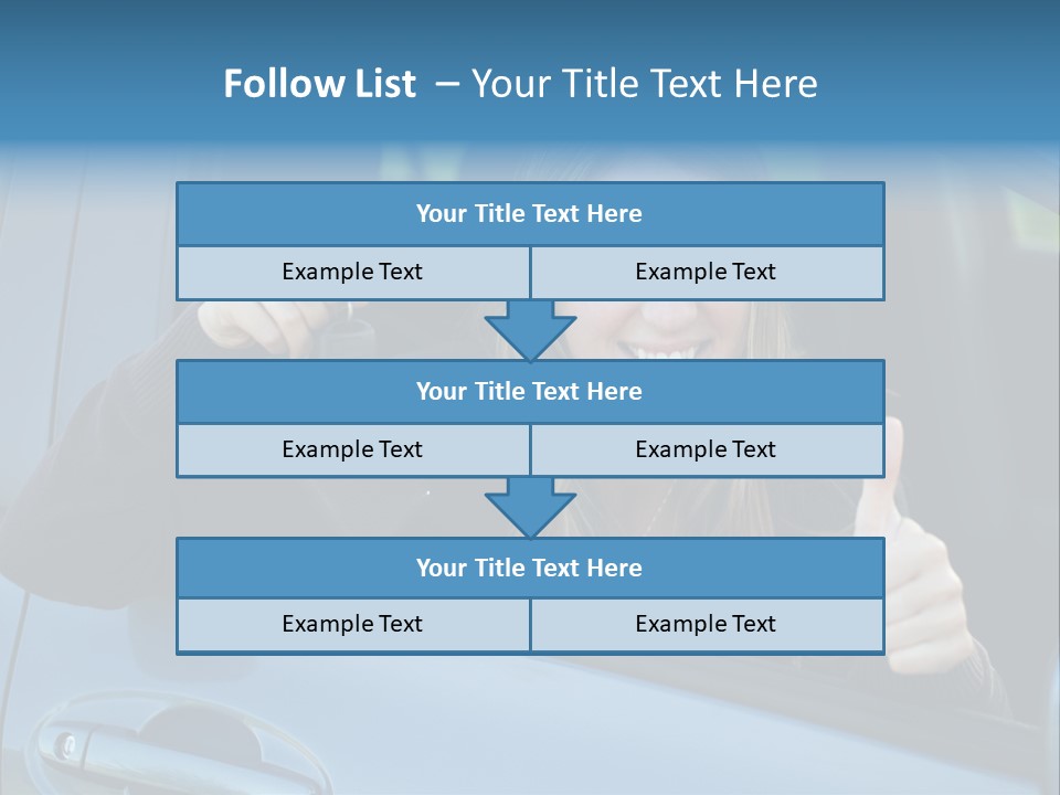 Automobile Cheerful Laugh PowerPoint Template