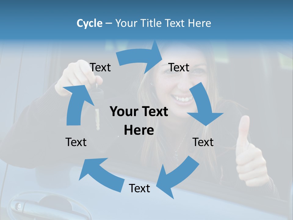 Automobile Cheerful Laugh PowerPoint Template