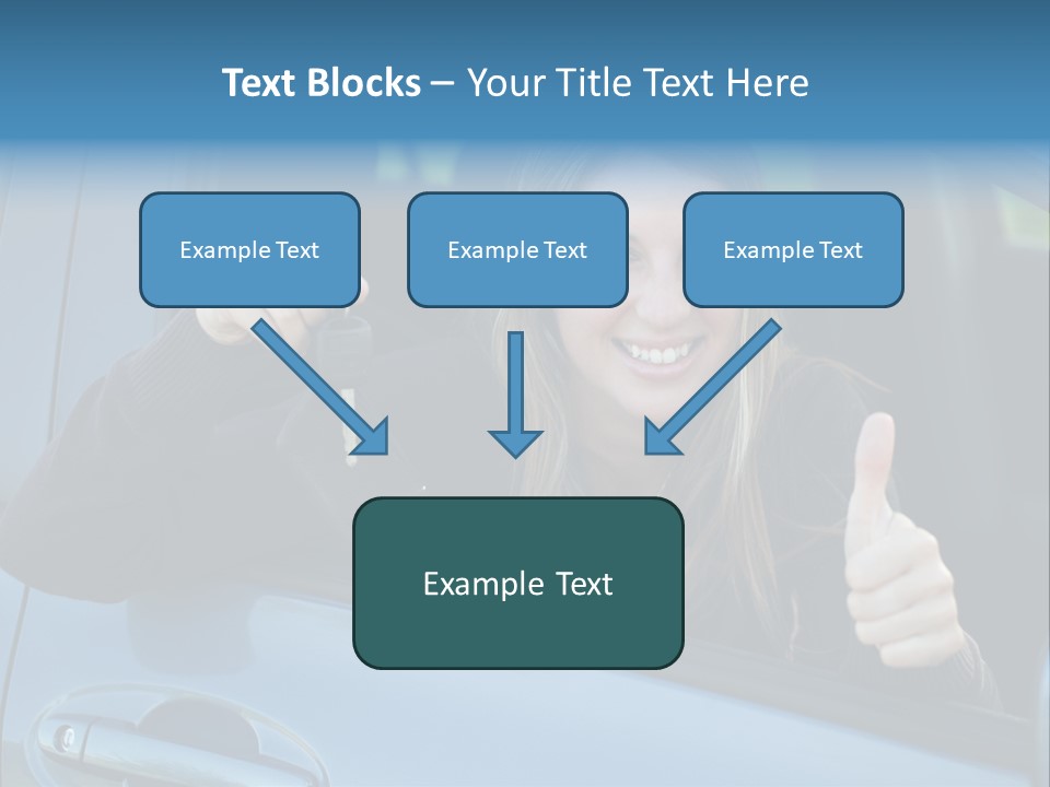 Automobile Cheerful Laugh PowerPoint Template