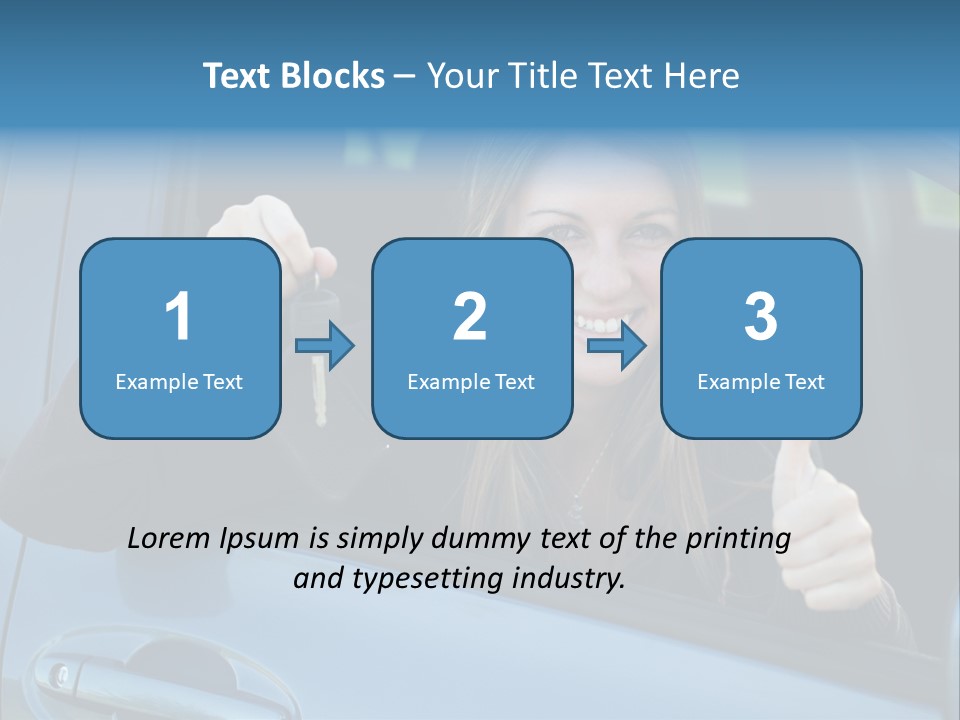 Automobile Cheerful Laugh PowerPoint Template