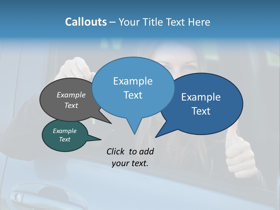 Automobile Cheerful Laugh PowerPoint Template