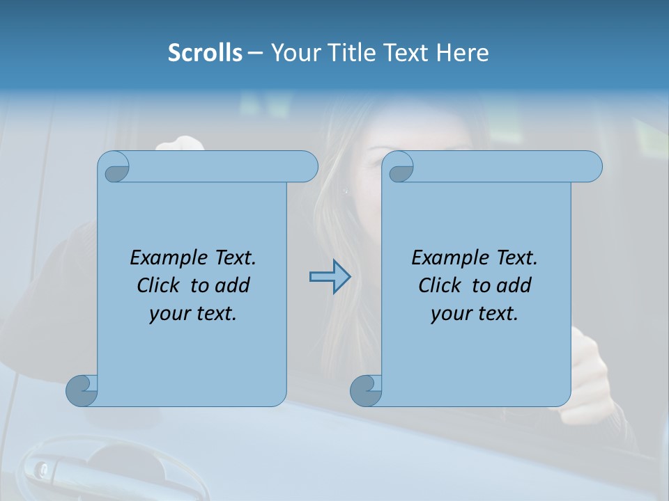 Automobile Cheerful Laugh PowerPoint Template