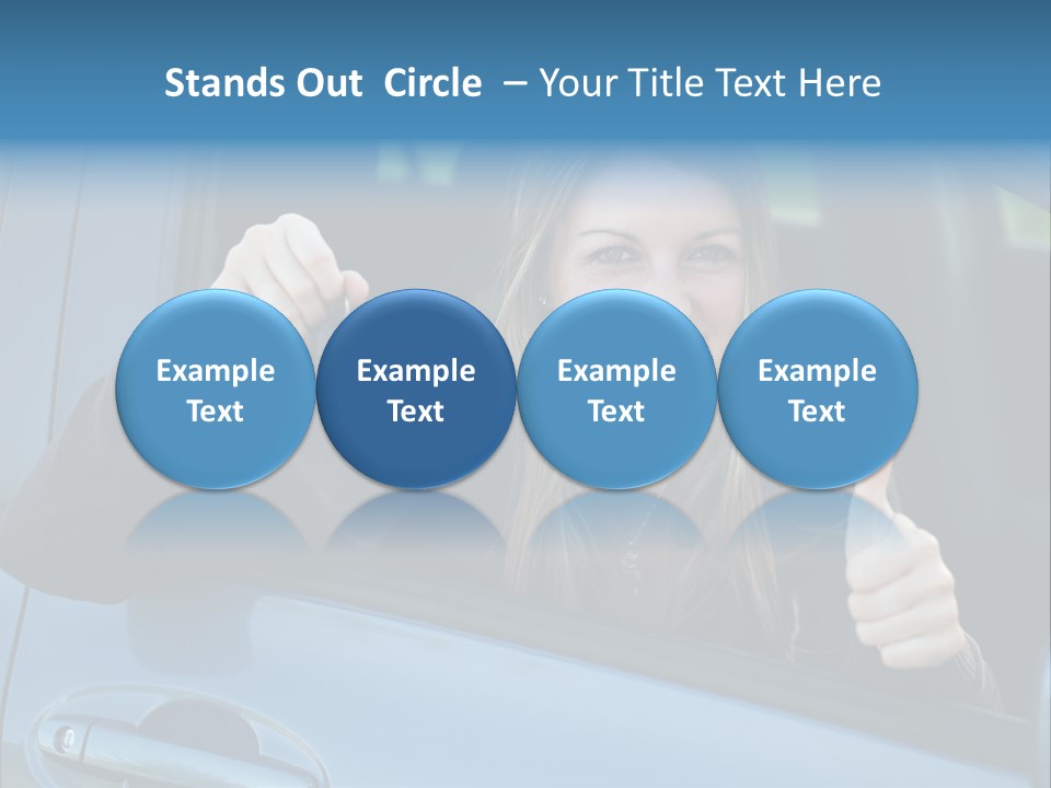 Automobile Cheerful Laugh PowerPoint Template