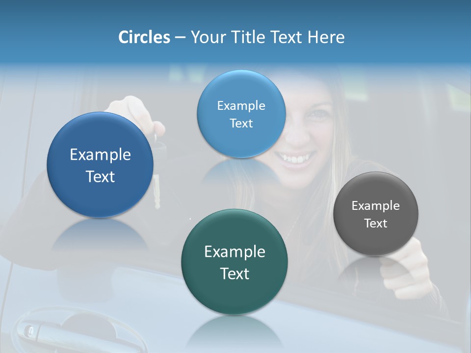 Automobile Cheerful Laugh PowerPoint Template