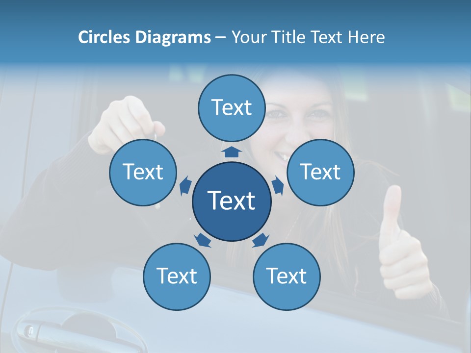 Automobile Cheerful Laugh PowerPoint Template