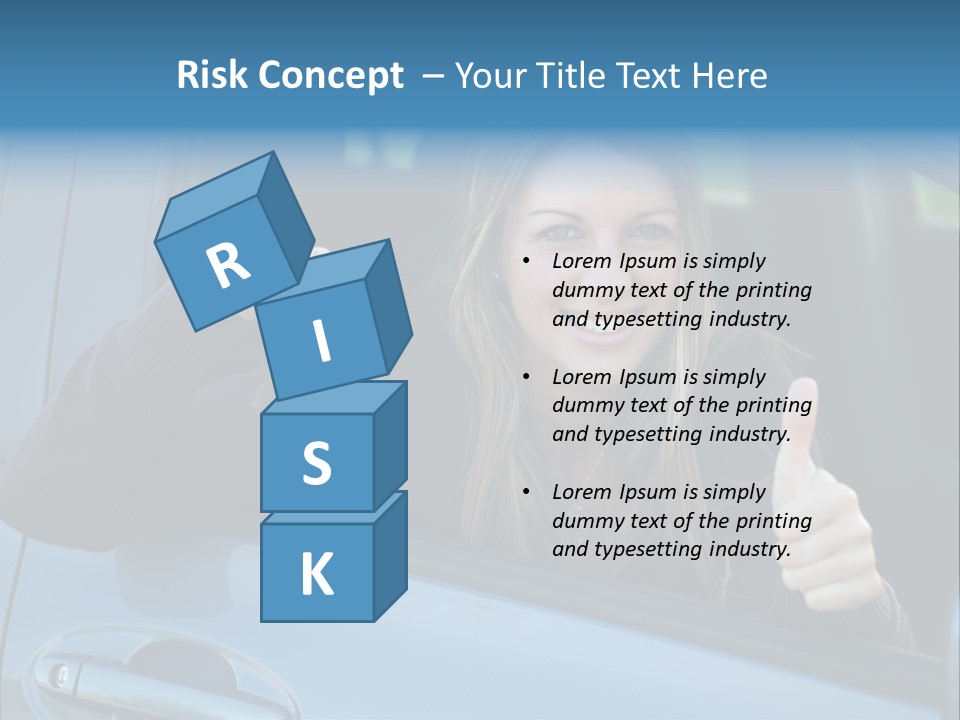 Automobile Cheerful Laugh PowerPoint Template