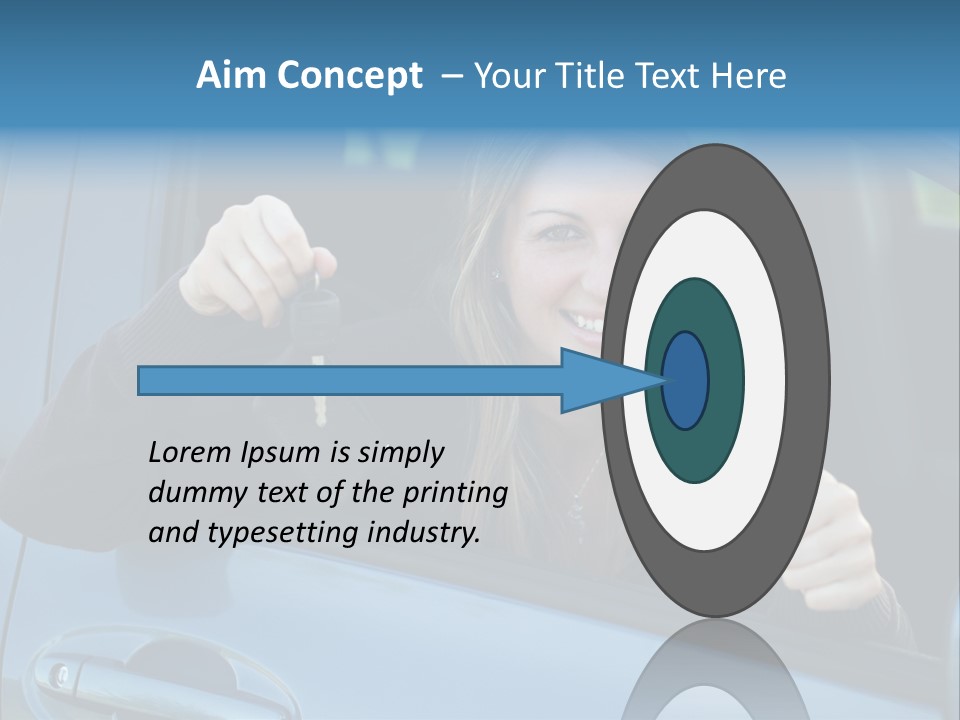 Automobile Cheerful Laugh PowerPoint Template