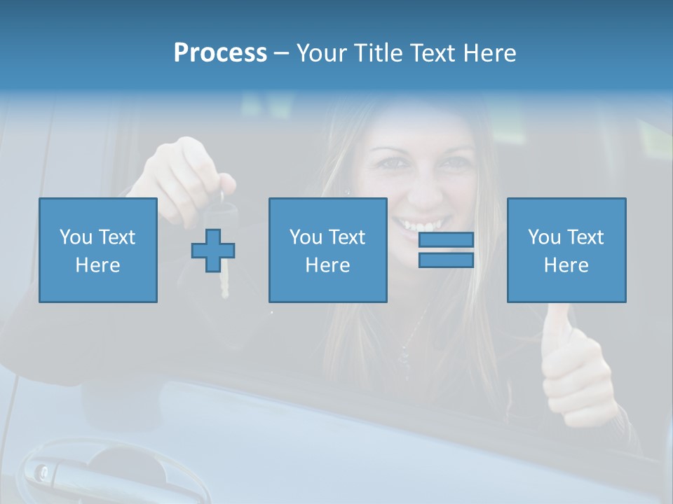 Automobile Cheerful Laugh PowerPoint Template