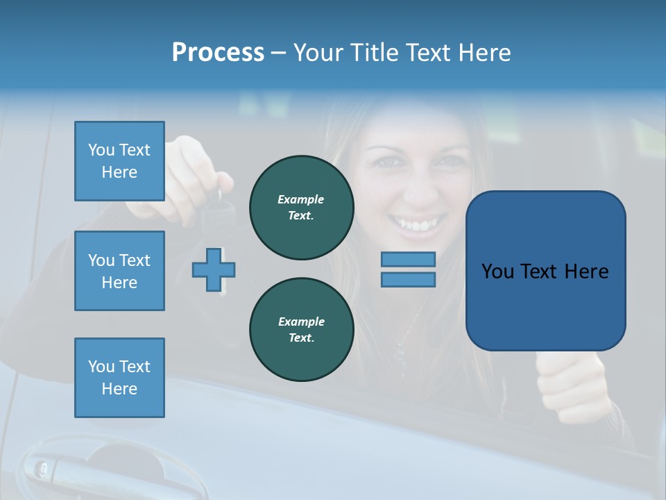 Automobile Cheerful Laugh PowerPoint Template