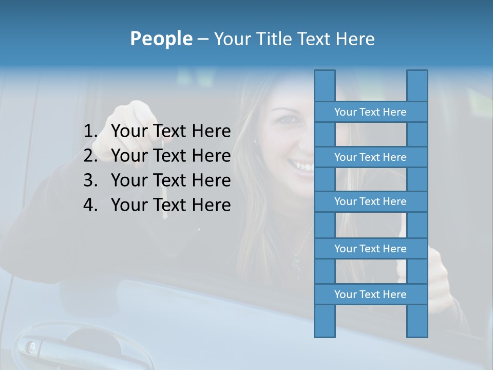 Automobile Cheerful Laugh PowerPoint Template