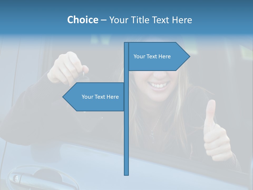 Automobile Cheerful Laugh PowerPoint Template