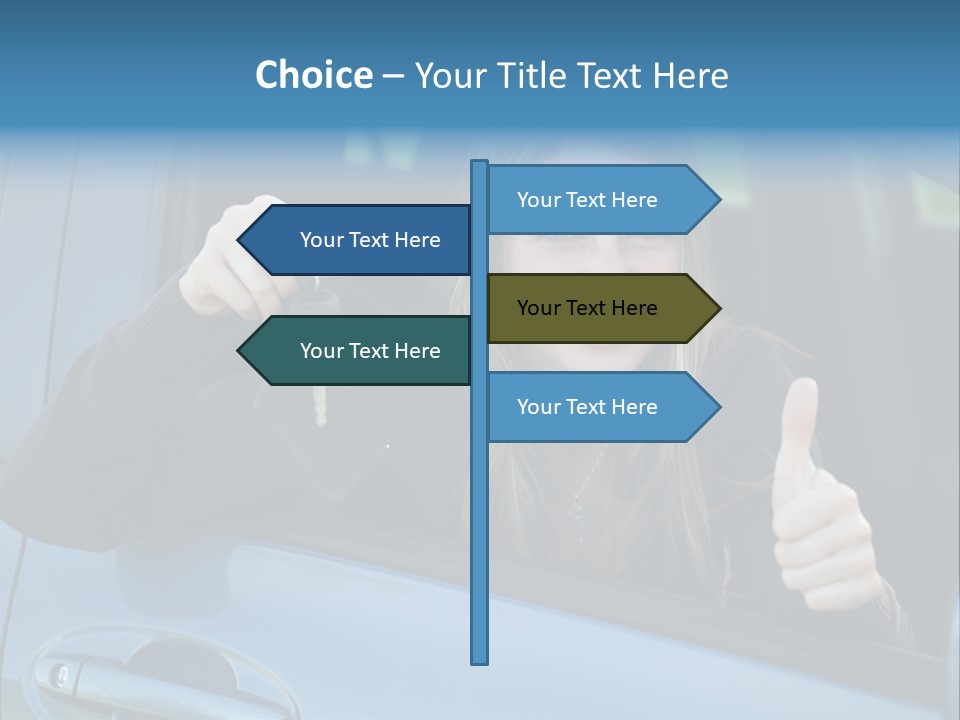 Automobile Cheerful Laugh PowerPoint Template