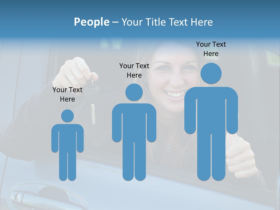 Automobile Cheerful Laugh PowerPoint Template