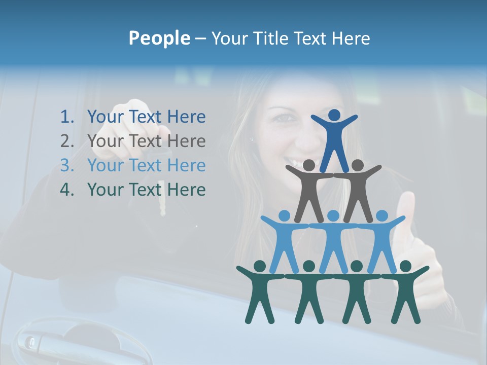 Automobile Cheerful Laugh PowerPoint Template