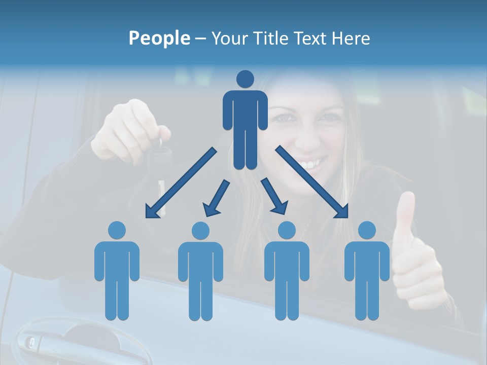 Automobile Cheerful Laugh PowerPoint Template