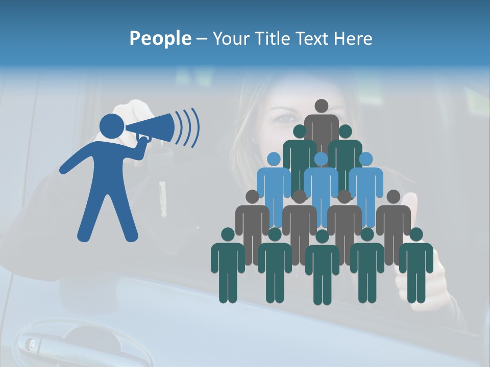 Automobile Cheerful Laugh PowerPoint Template