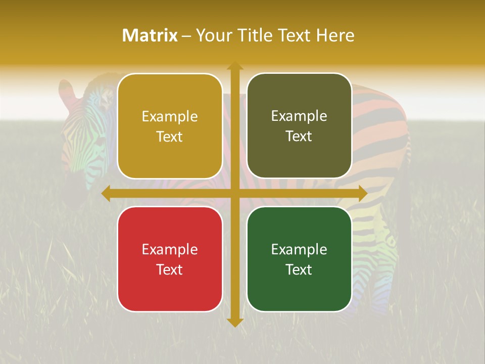 Fauna Zoo Standing PowerPoint Template