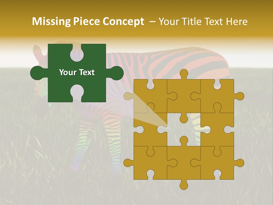 Fauna Zoo Standing PowerPoint Template