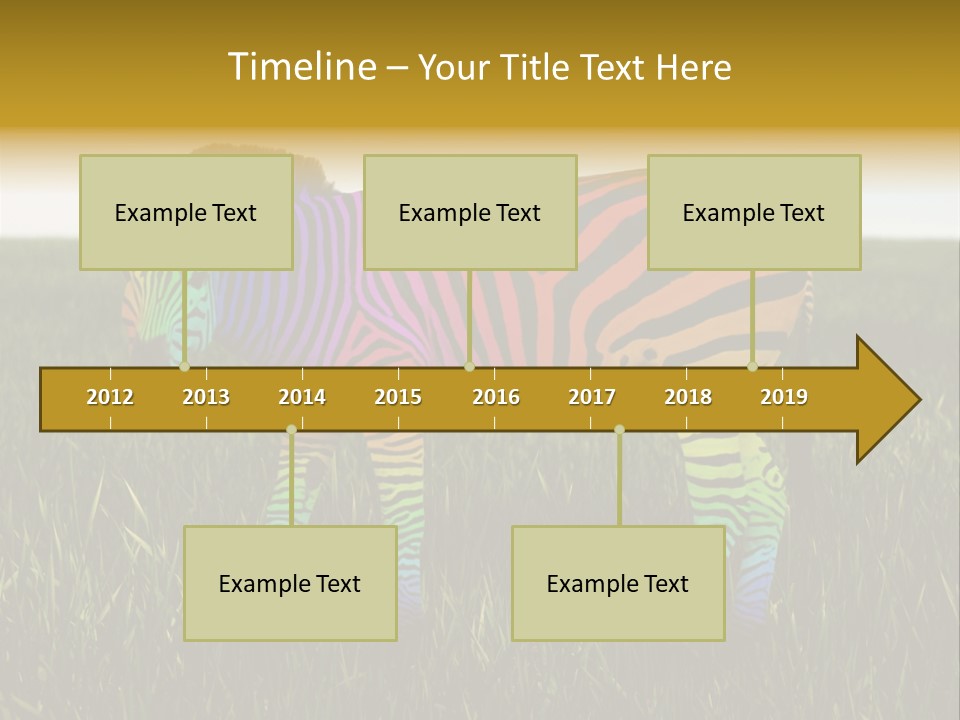 Fauna Zoo Standing PowerPoint Template