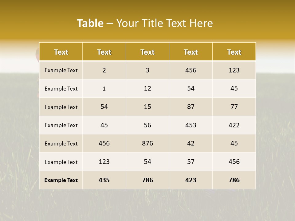 Fauna Zoo Standing PowerPoint Template