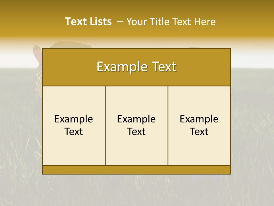 Fauna Zoo Standing PowerPoint Template