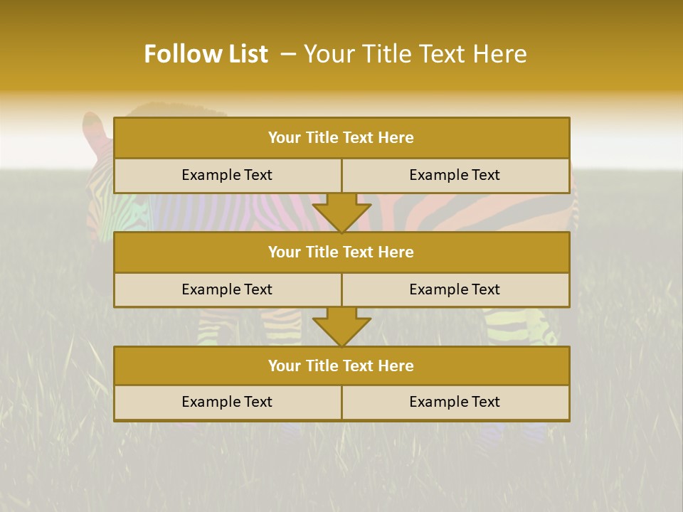 Fauna Zoo Standing PowerPoint Template