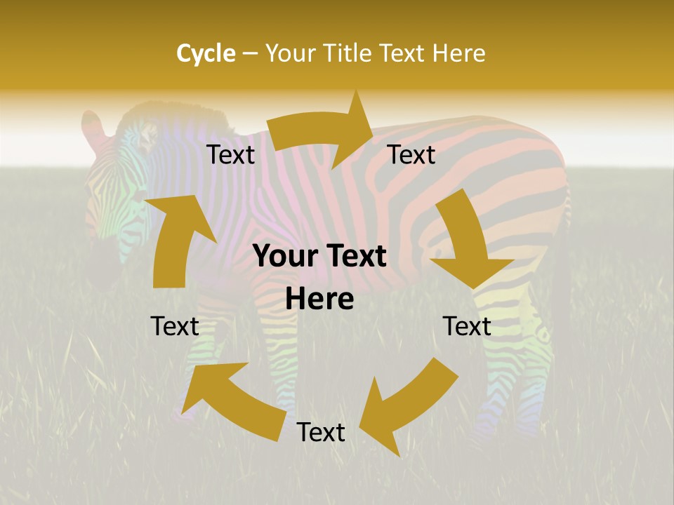 Fauna Zoo Standing PowerPoint Template