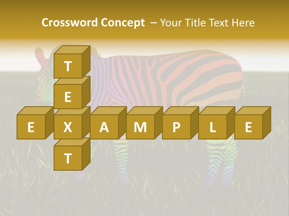 Fauna Zoo Standing PowerPoint Template