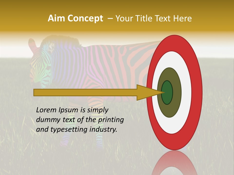 Fauna Zoo Standing PowerPoint Template