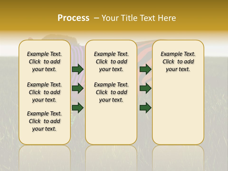 Fauna Zoo Standing PowerPoint Template