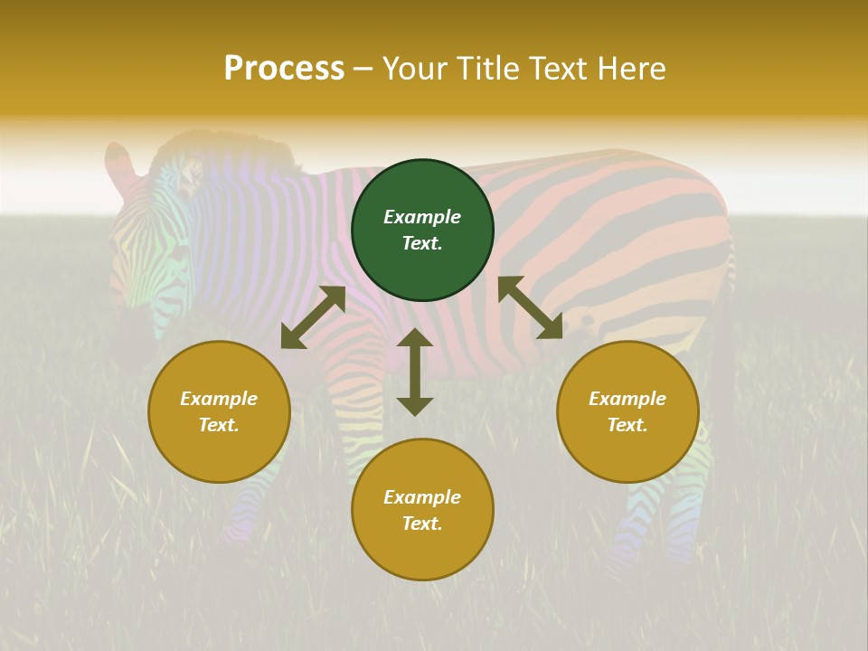 Fauna Zoo Standing PowerPoint Template