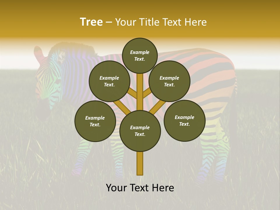 Fauna Zoo Standing PowerPoint Template