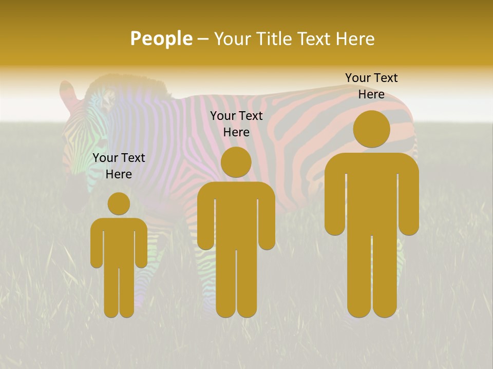 Fauna Zoo Standing PowerPoint Template