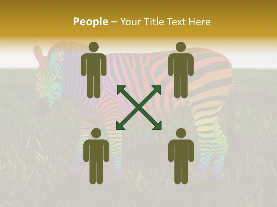 Fauna Zoo Standing PowerPoint Template