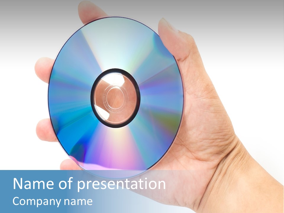 Blank Digital Multimedia PowerPoint Template